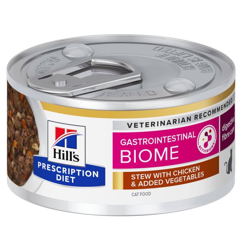 PATEE CHAT ADULT PRESCRIPTION DIETS GASTROINTESTINAL BIOME (boite) - HILL'S 24*82 g - Image 1