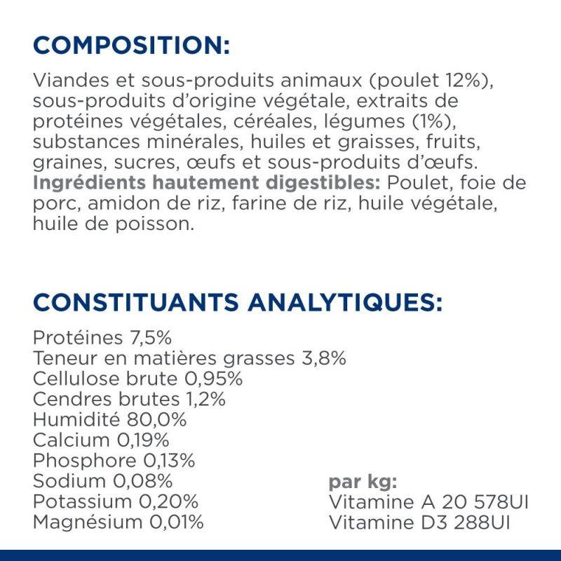 PATEE CHAT ADULT PRESCRIPTION DIETS GASTROINTESTINAL BIOME (boite) - HILL'S 24*82 g - Image 8
