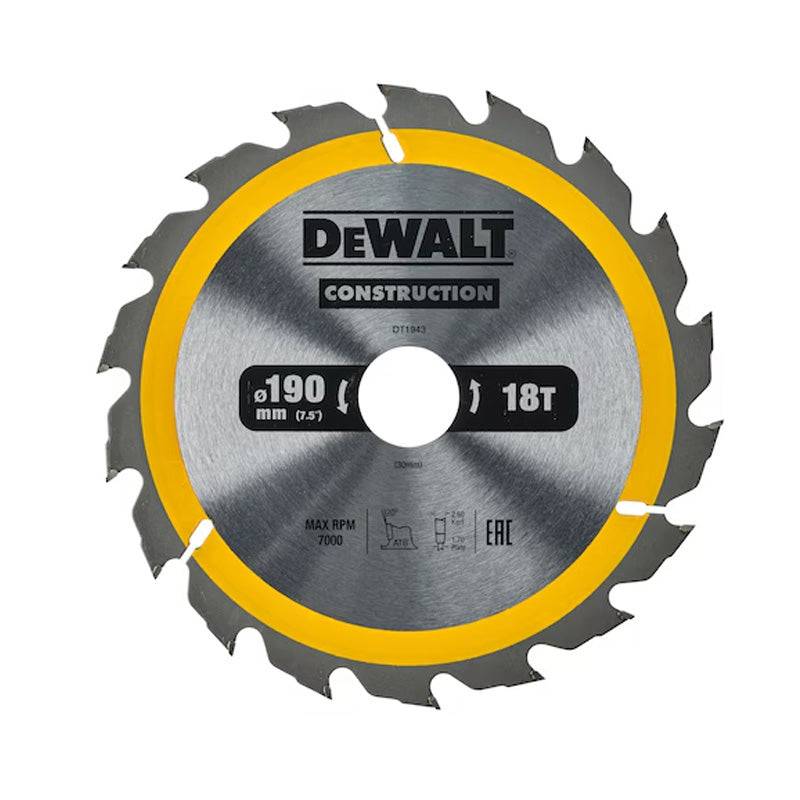 Lame scie circulaire stationnaire 216x30 mm 40 Dents Construction DEWALT - DT1953 - Image 3