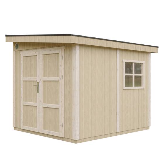 Timbela - Abri de Jardin Qualité Premium 5,9 m² / H231x248x294 cm avec plancher e paroi latérale - Construction de Panneaux LP Smartside - Timbela M938 - Image 3