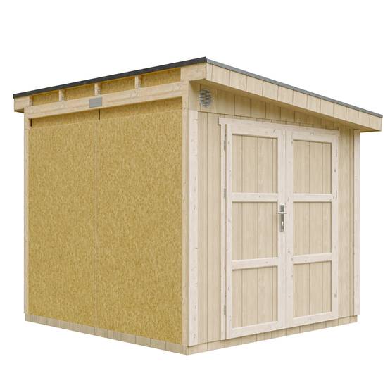 Timbela - Abri de Jardin Qualité Premium 5,9 m² / H231x248x294 cm avec plancher e paroi latérale - Construction de Panneaux LP Smartside - Timbela M938 - Image 2