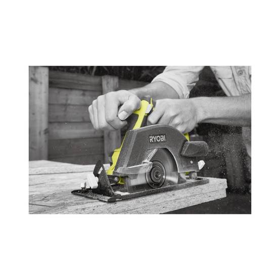 Ryobi - Scie circulaire RYOBI 18V One+ - Batterie 4.0Ah - Chargeur rapide RC18120-140 - Sac de transport R18CS-L40S - Image 2