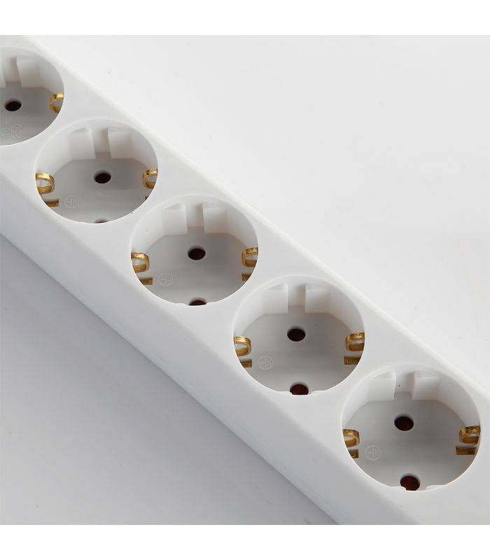 Multiprise avec interrupteur 6 fiches et 2 ports usb, câble 3x1,5 1,4 mètre alyco ALYCO 199436 - Image 5