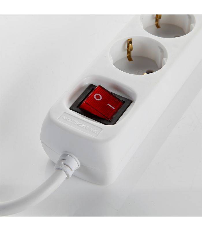 Multiprise avec interrupteur 6 fiches et 2 ports usb, câble 3x1,5 1,4 mètre alyco ALYCO 199436 - Image 6