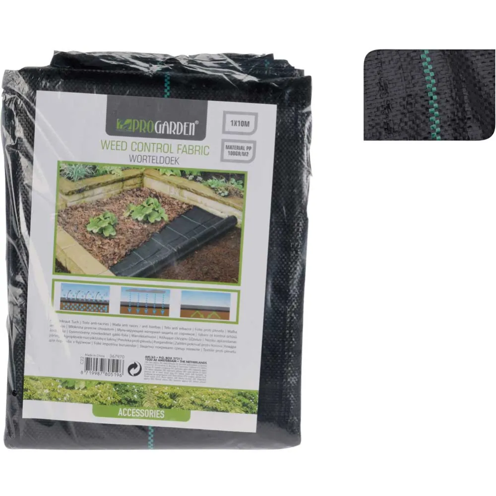 Autre - Bâche anti-mauvaises herbes 1x10m polyéthylène 100g/m² - Image 3