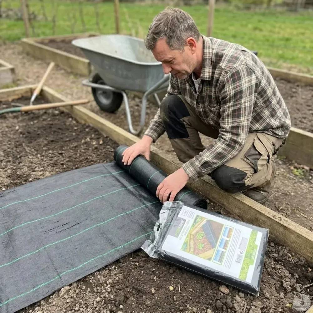 Autre - Bâche anti-mauvaises herbes 1x10m polyéthylène 100g/m²