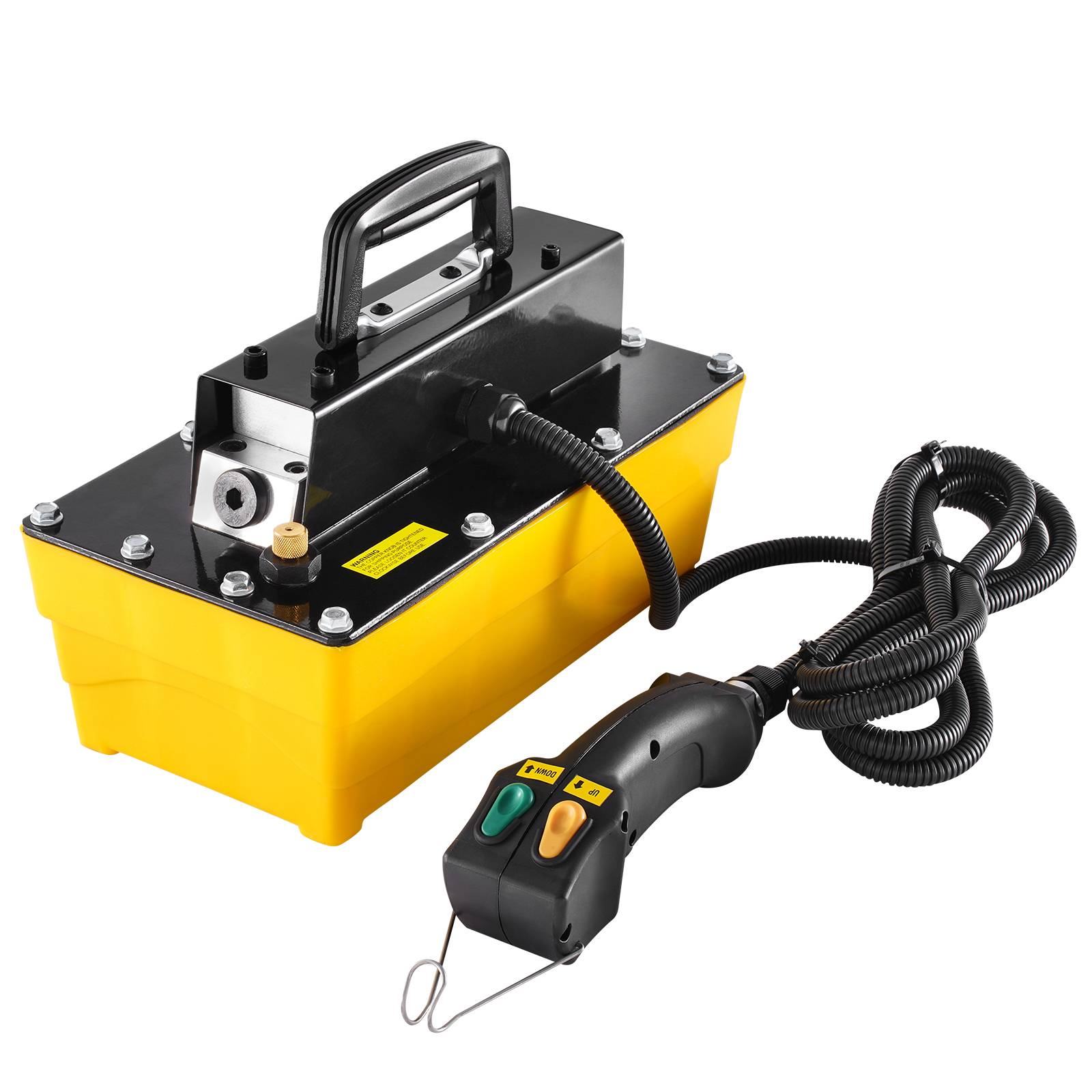 VEVOR Pompe hydraulique à air 10000 PSI avec télécommande, réservoir 2.3L, pour machines à châssis automobile. - Image 1