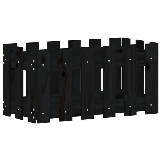 Prolenta Premium - Jardinière bois noir 60 x 30 x 30 cm - Prolenta premium p321.4 - Image 4