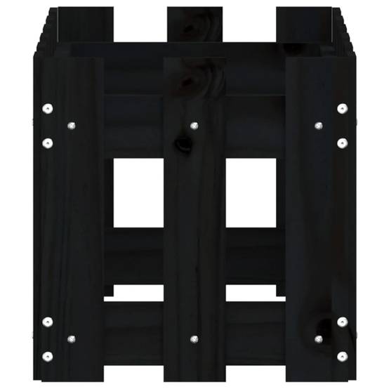 Prolenta Premium - Jardinière bois noir 60 x 30 x 30 cm - Prolenta premium p321.4 - Image 6