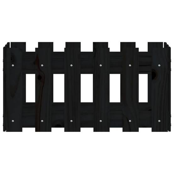 Prolenta Premium - Jardinière bois noir 60 x 30 x 30 cm - Prolenta premium p321.4 - Image 5