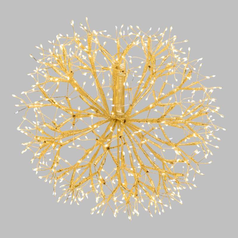 Lotti - Branche Sphère Riche RICH Champagne Ø40cm 576 MicroLED FlashLED avec Rameaux Lotti - Image 1