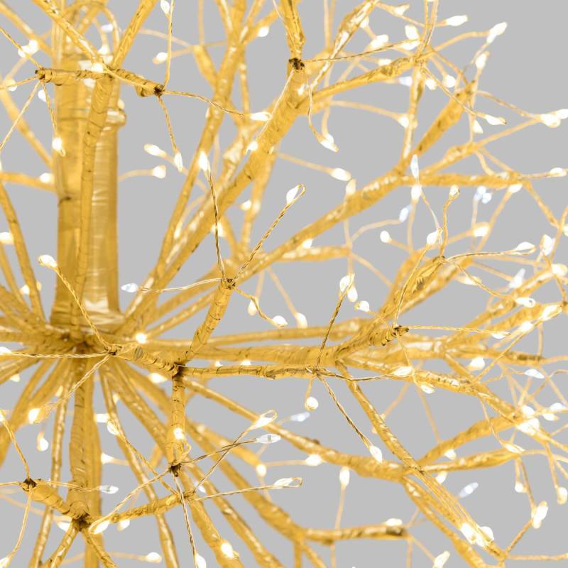 Lotti - Branche Sphère Riche RICH Champagne Ø40cm 576 MicroLED FlashLED avec Rameaux Lotti - Image 4