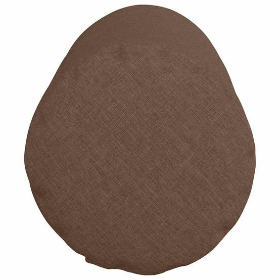 Lot de 2 Coussins Polochons Géants Tissu Doux avec Housse Lavable pour Chambre et Salon Marron 25x70 cm – ComfortXL Outdoor Living - Image 7