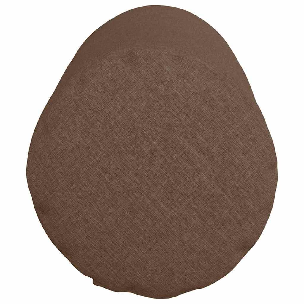 Lot de 2 Coussins Polochons Géants Tissu Doux avec Housse Lavable pour Chambre et Salon Marron 25x70 cm – ComfortXL Outdoor Living - Image 7
