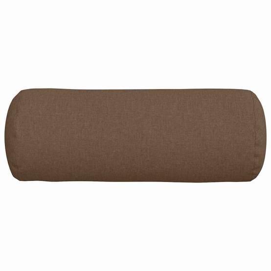 Lot de 2 Coussins Polochons Géants Tissu Doux avec Housse Lavable pour Chambre et Salon Marron 25x70 cm – ComfortXL Outdoor Living - Image 6