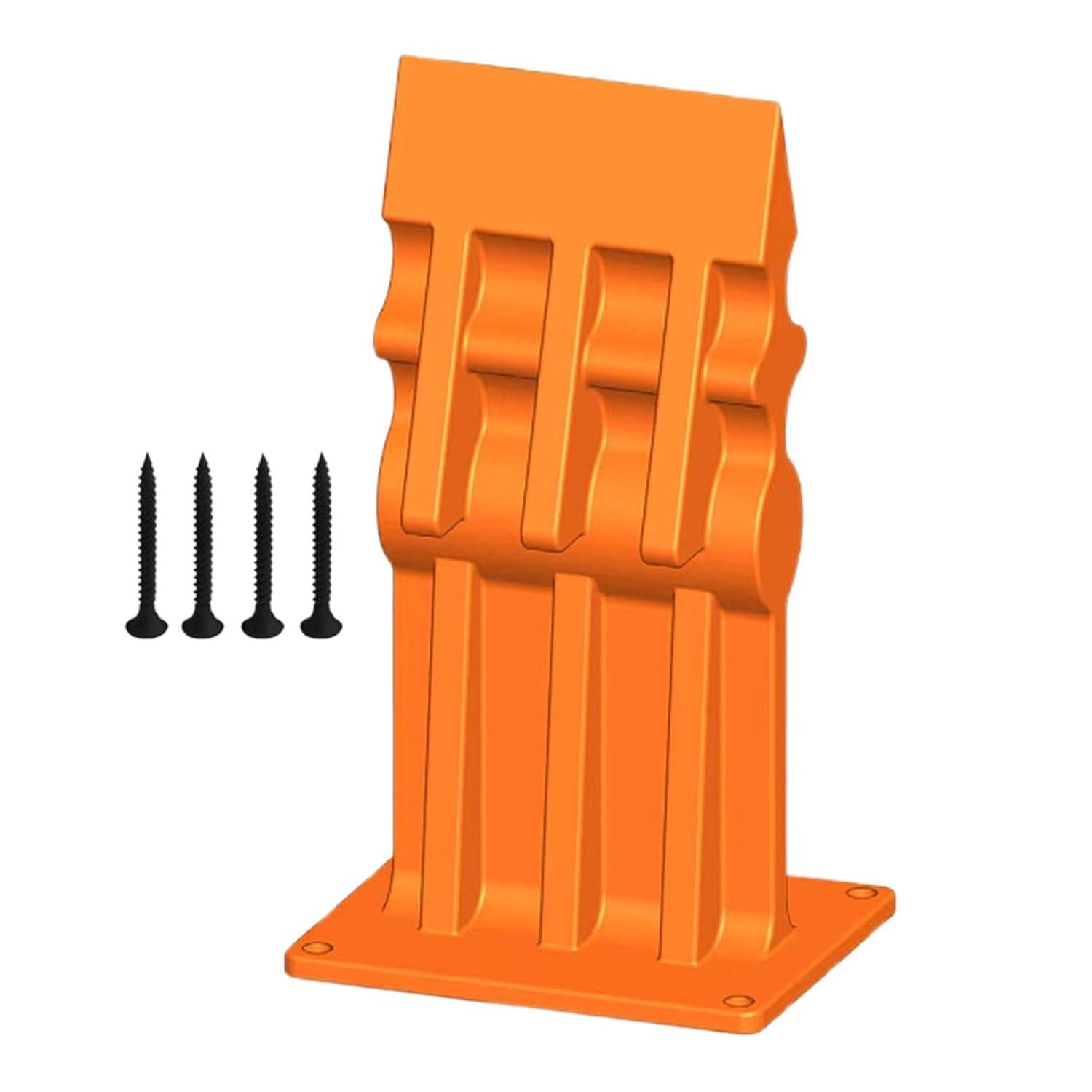 Fendeuse de bûches manuelle, outil de fendage de bûches, fendeuse de bûches multifonction en fonte, fendeuse de bûches orange-Lytech - Image 1