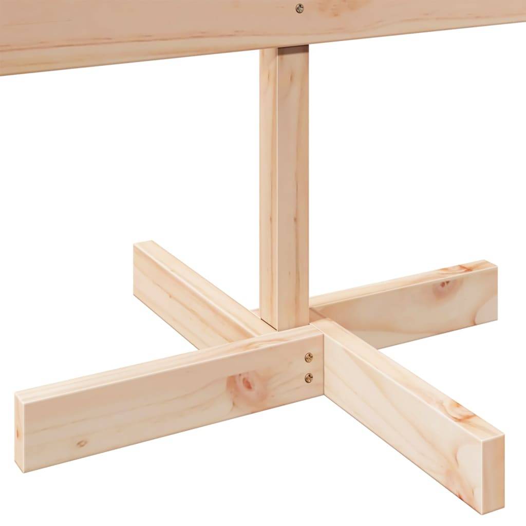 Sapin de Noël Décoratif en Bois Massif Style Rustique pour Intérieur/Extérieur 110 cm – ComfortXL Outdoor Living - Image 6
