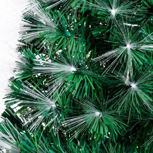 Lotti - Sapin lumineux fibre optique à LED blanc chaud et multicolore 100CM intérieur avec cimier Lotti - Image 6
