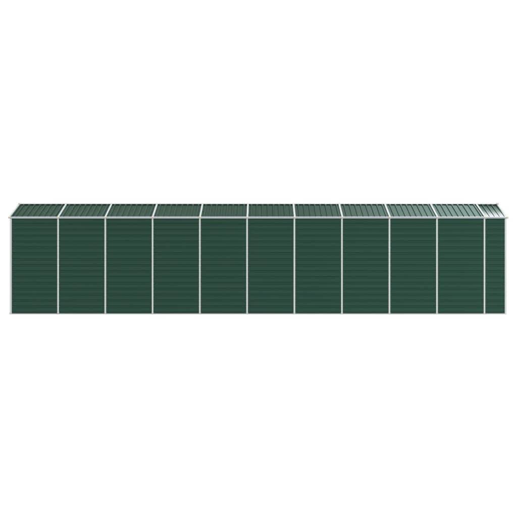 Vidaxl - Abri de jardin vert 191x895x198 cm acier galvanisé vidaXL 3188240 - Image 7