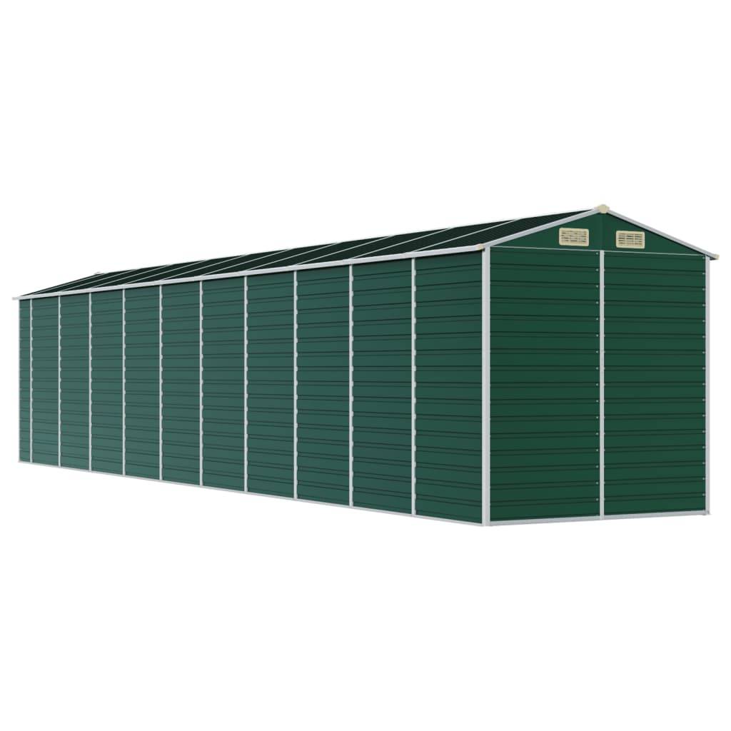 Vidaxl - Abri de jardin vert 191x895x198 cm acier galvanisé vidaXL 3188240 - Image 8