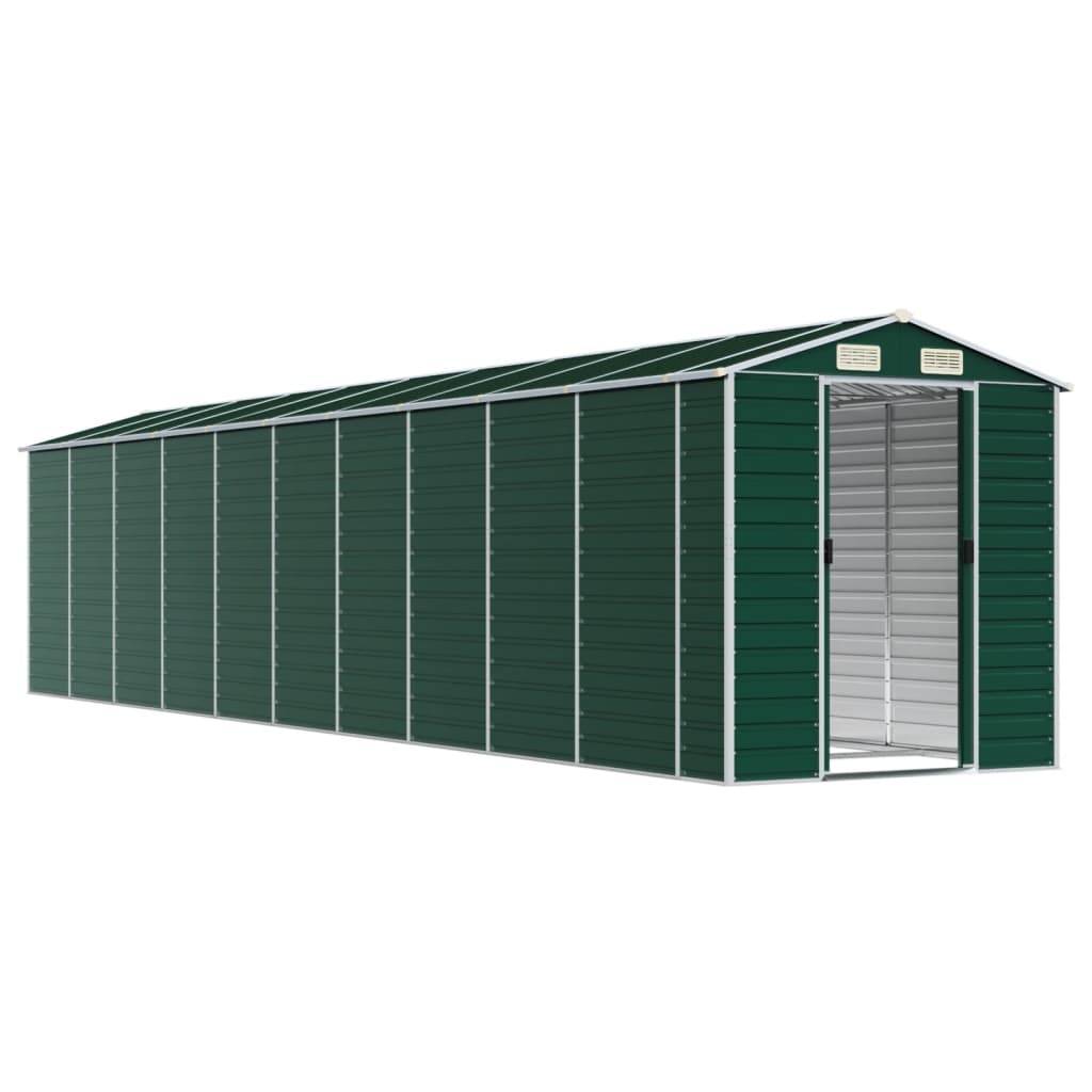Vidaxl - Abri de jardin vert 191x895x198 cm acier galvanisé vidaXL 3188240 - Image 9