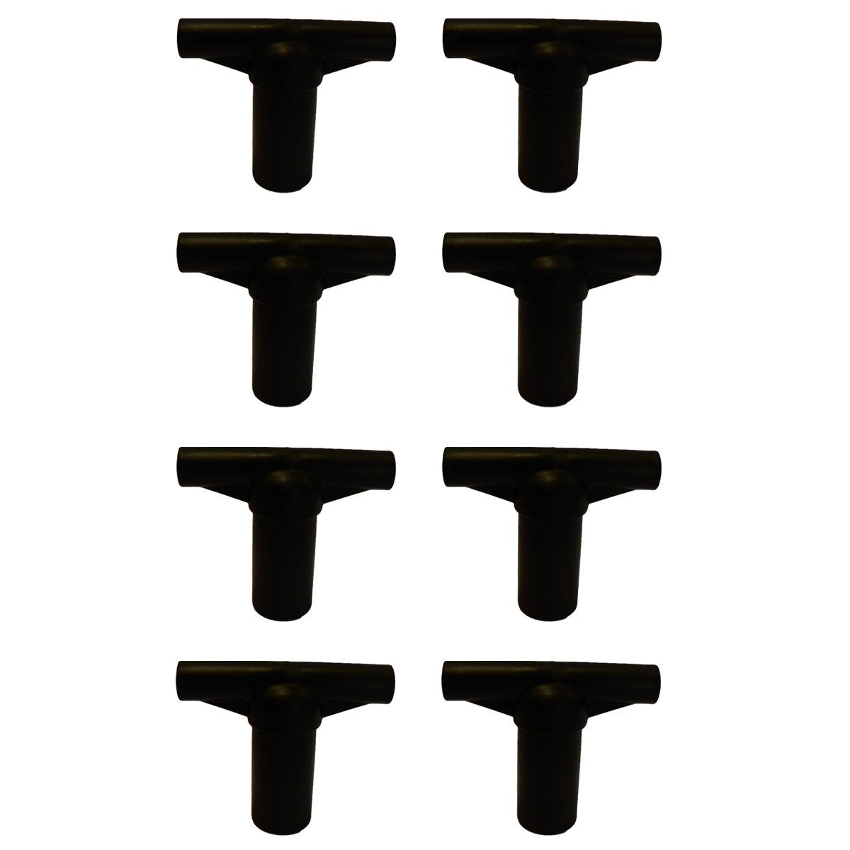Kangui - Lot de 8 capuchons T-section pour arceau de filet de trampoline Ø 32 mm Kangui - Image 1
