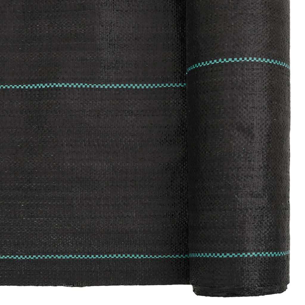 Vidaxl - Membrane anti-mauvaises herbes noir 0,5x25 m PP vidaXL 4005138 - Image 8