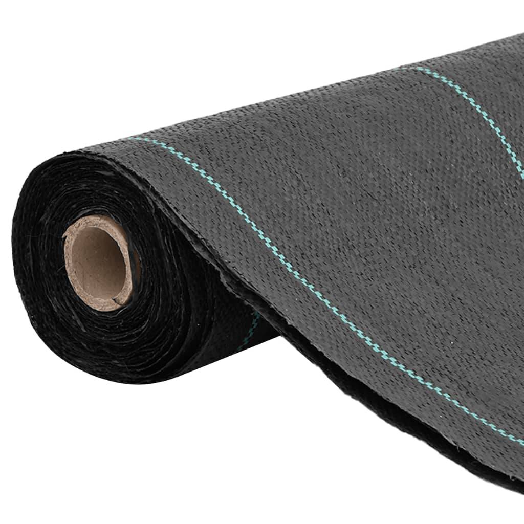 Vidaxl - Membrane anti-mauvaises herbes noir 0,5x25 m PP vidaXL 4005138 - Image 2