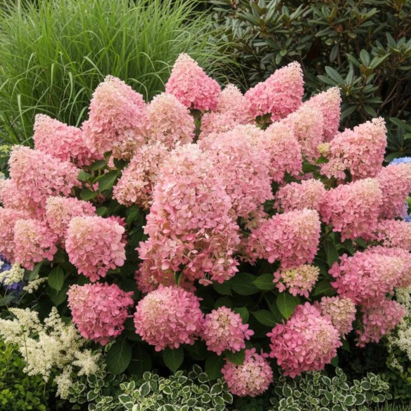 Hortensia paniculata Magical® Sweet Summer 'Bokrathirteen', Hydrangea paniculata à fleurs Rouge - feuillage Caduc - Pot de 1,5L - 10/20 cm-  hauteur à - Image 4