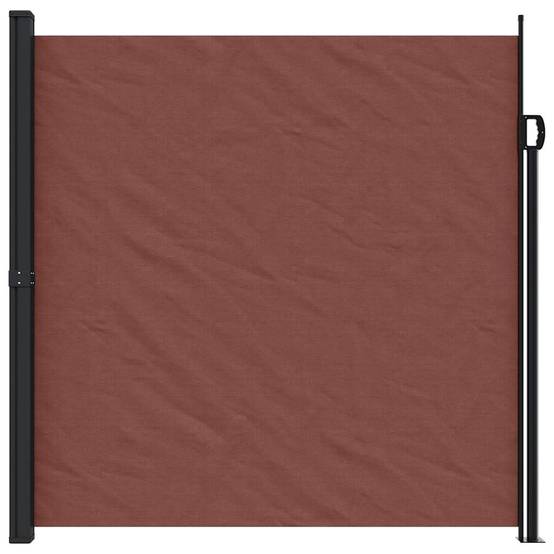 Store Banne - Auvent latéral rétractable marron 200x600 cm - MEUBLE PRO-JU5160 - Image 3