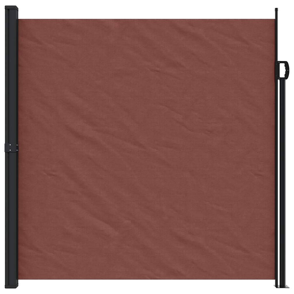 Store Banne - Auvent latéral rétractable marron 200x600 cm - MEUBLE PRO-JU5160 - Image 3