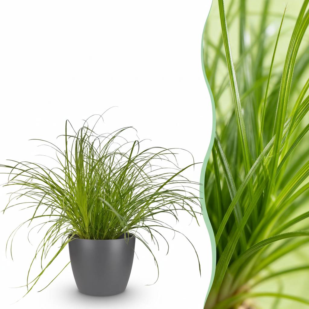 Cyperus alternifolius Zumula - Pet-friendly - Pot de 12cm - Hauteur 20cm - 1 plante - Gris - Plantes d'intérieur