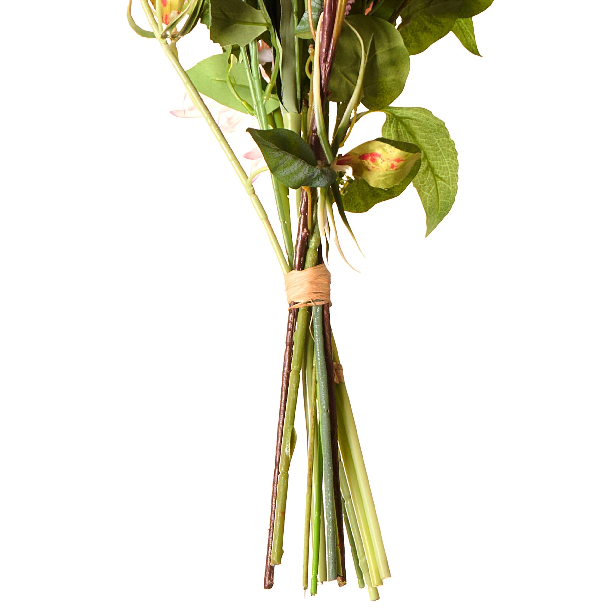 Beliani - Bouquet de fleurs artificielles Tissu Multicolore ARGALO - 40x40x80- Beliani - Image 6