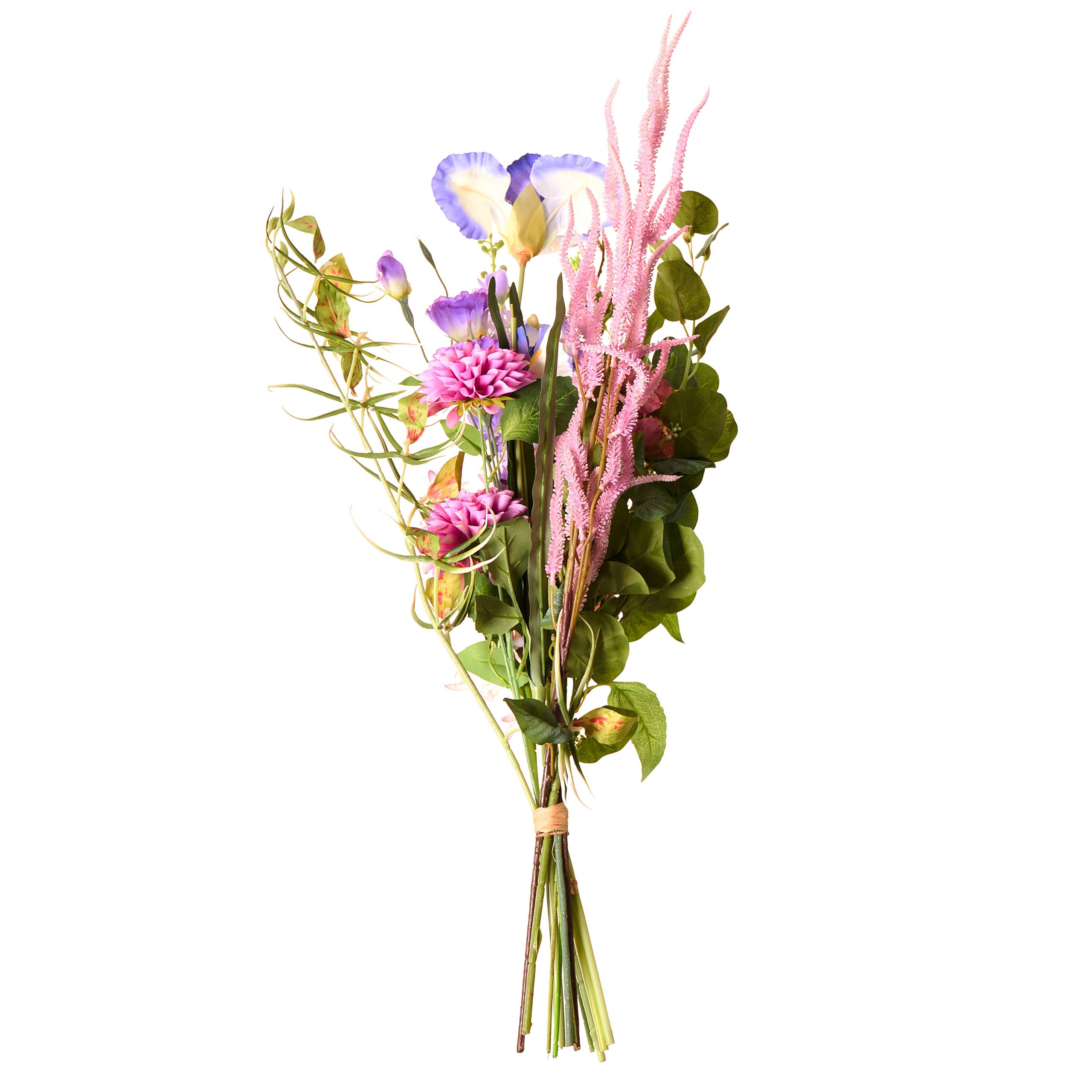 Beliani - Bouquet de fleurs artificielles Tissu Multicolore ARGALO - 40x40x80- Beliani - Image 4