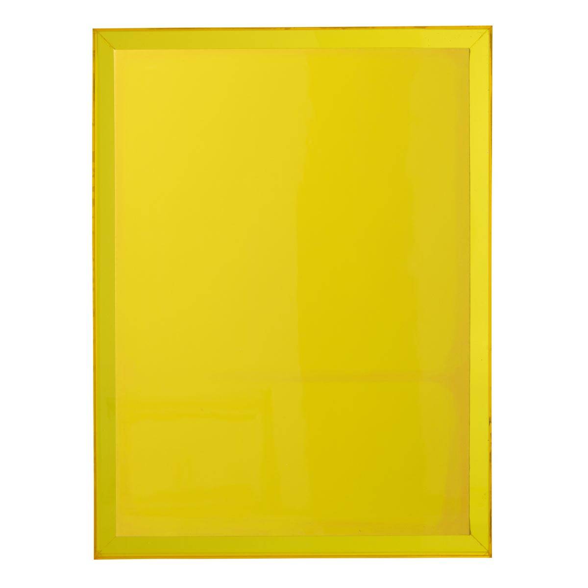 J-Line - Toile Murale Déco "Moderne" 60x80cm Jaune Fluo - Image 1