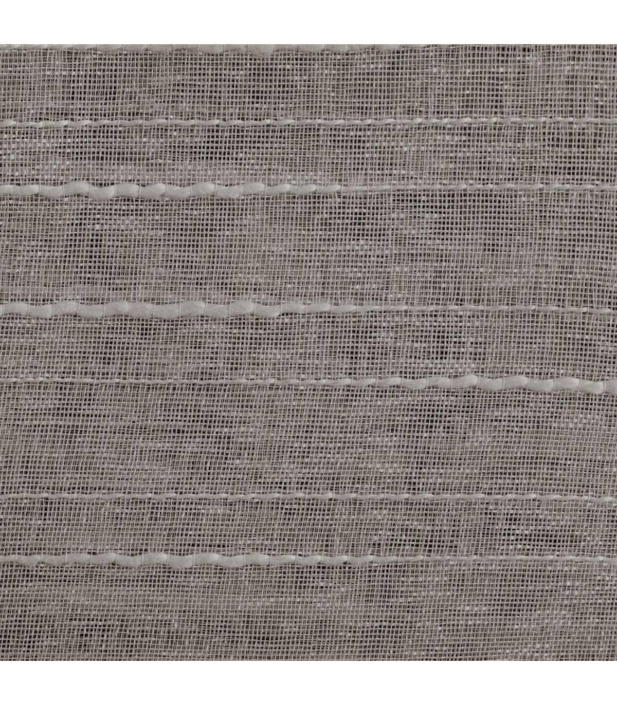 Voilage à œillets Gris texturé 140 x 240 cm - Image 3