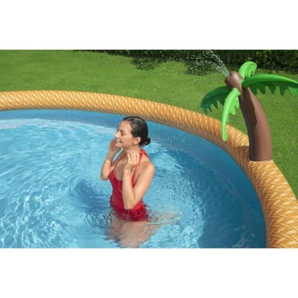 Bestway - Kit Piscine hors sol autoportante BESTWAY - Fast Set - 457 x 84 cm - Ronde (Livrée avec une pompe de filtration) - Image 3