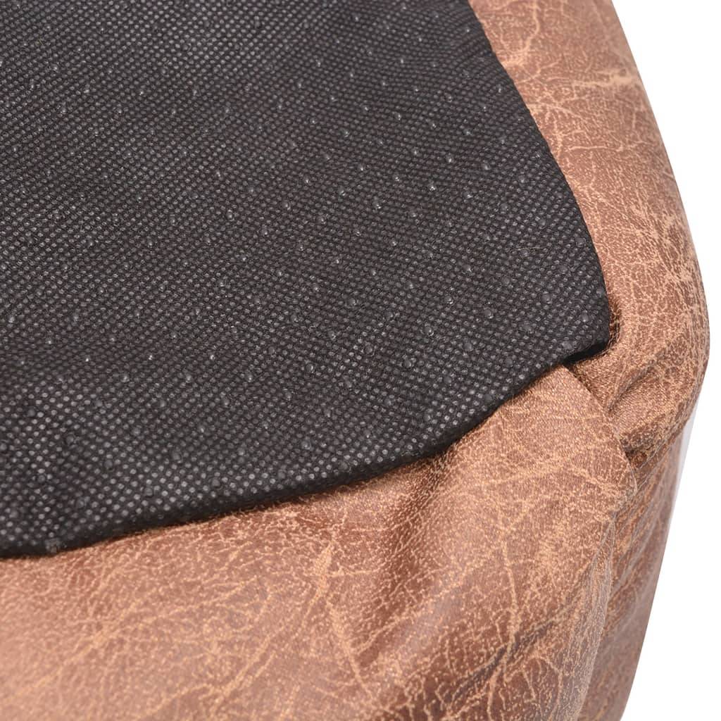 Vidaxl - Lit pour chiens avec coussin Cuir artificiel PU Taille L Beige vidaXL 170427 - Image 5