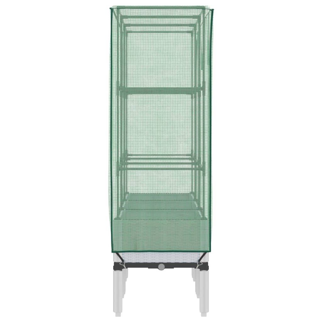 Vidaxl - Jardinière surélevée avec housse aspect rotin 120x40x140 cm vidaXL 4015848 - Image 6
