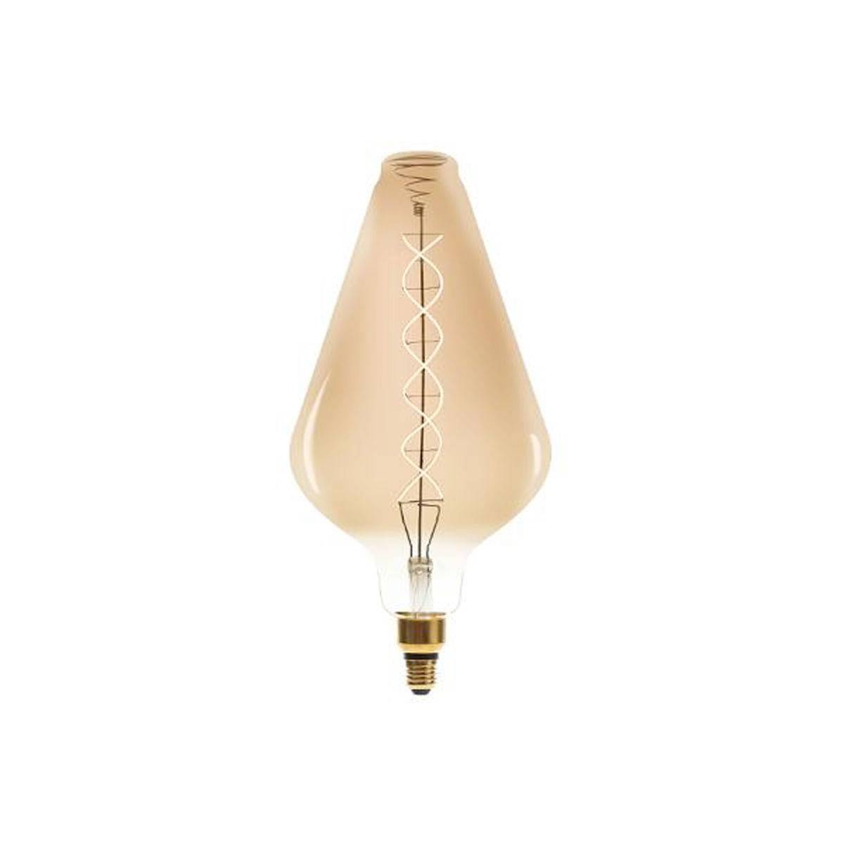 Atmosphera - Ampoule LED Torsadée "Cône" 40cm Ambre
