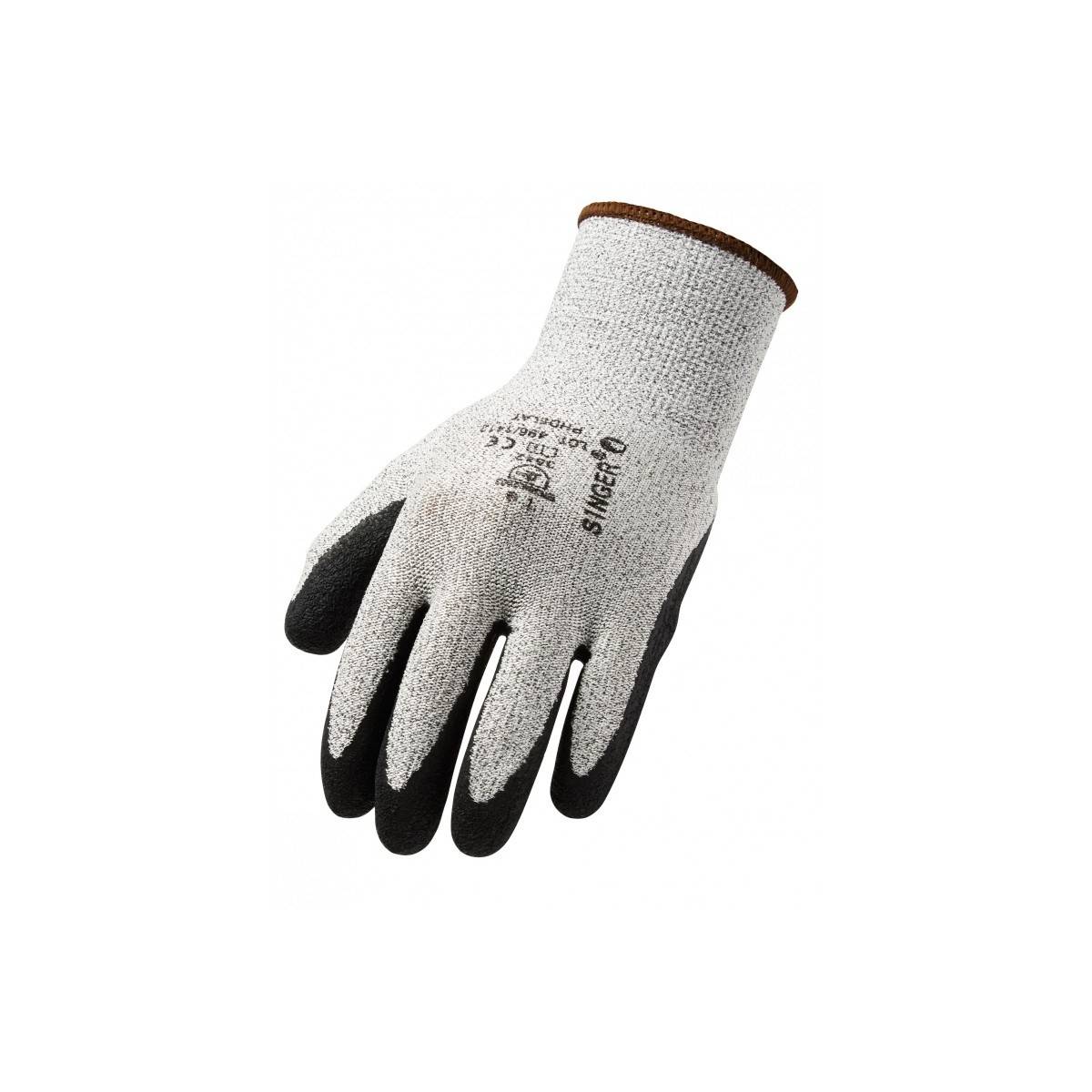 Gant anti coupure niveau c T.11 polyéthylène gris Singer - Image 4