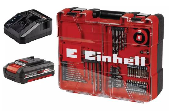 Einhell - Perceuse-visseuse percussion TE-CD 18/40 Li-i 64 (1x2,0 Ah) - 18V - 40Nm - 64 accessoires Einhell - Image 2