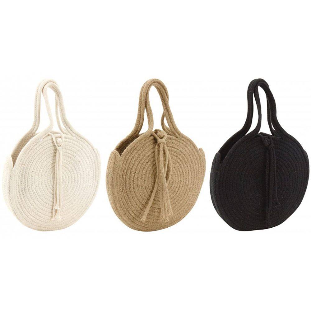 Aubry Gaspard - Sac rond en corde de coton et jute - Image 2