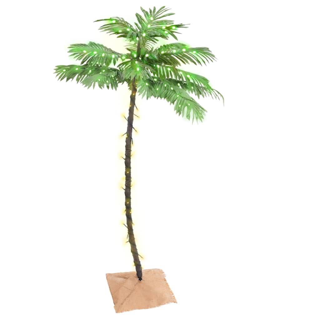 Vidaxl - Palmier à LED 88 LED Blanc chaud 150 cm vidaXL 345137 - Image 1
