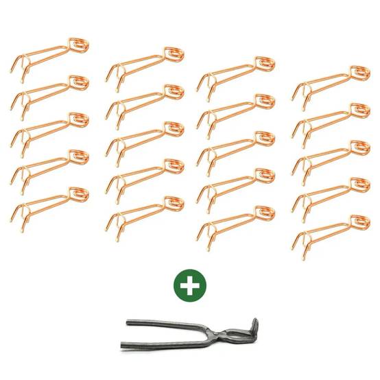 Lot de 20 pièges à taupes Putange + pince de pose - Image 1