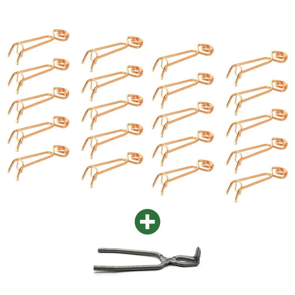 Lot de 20 pièges à taupes Putange  + pince de pose - Image 1