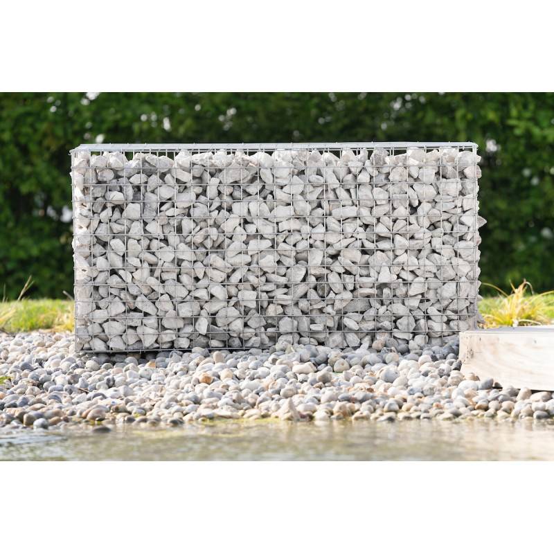 Gabion acier galvanisé L180 x H60 x Pr.30 cm tirants et crampons inclus - Easy Clôture - Image 5