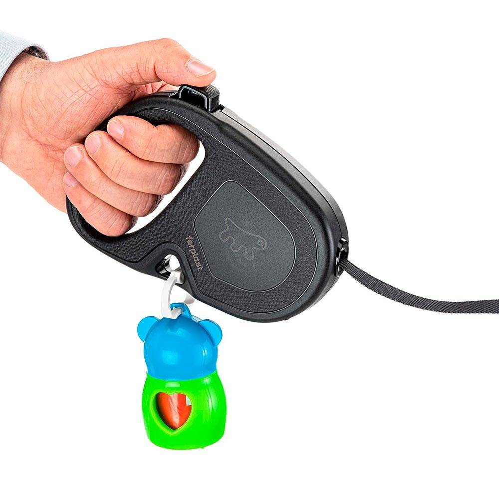 Ferplast - Ferplast Laisse Chien Enrouleur FLIPPY ONE, Laisse pour Grands Chiens jusqu'à 50 Kg. Sangle Extensible max 5 m. Bouton de verrouillage et de - Image 3
