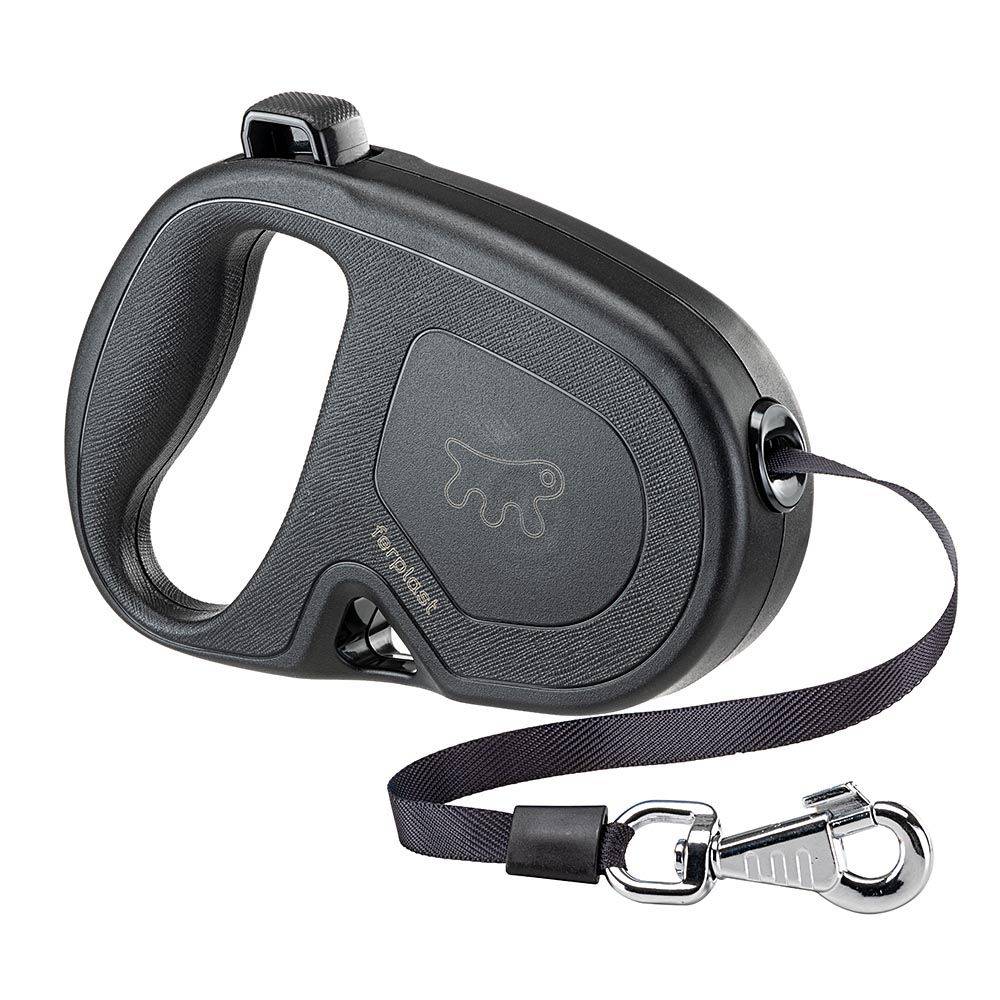 Ferplast - Ferplast Laisse Chien Enrouleur FLIPPY ONE, Laisse pour Grands Chiens jusqu'à 50 Kg. Sangle Extensible max 5 m. Bouton de verrouillage et de - Image 1