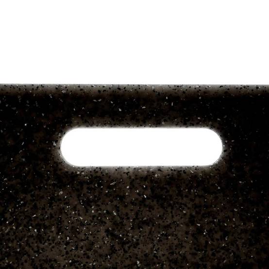 Lot de 2 Planches à Découper "Effet Pierre" 36cm Noir - Image 2